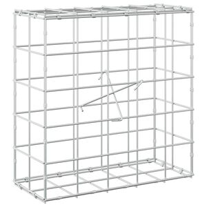 vidaXL Gabion z drutu 5 mm i siatką 10x10 cm 50x20x50 cm