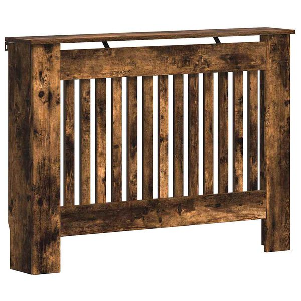 vidaXL Pokrywa Grzejnika Dąb wędzony 112 x 19 x 81,5 cm