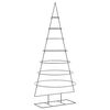 vidaXL Metalowa choinka świąteczna, do dekoracji, czarna, 210 cm