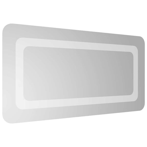 vidaXL Lustro łazienkowe z LED, 60x30 cm