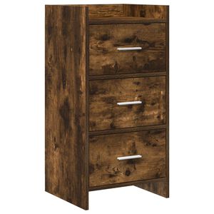 vidaXL Bufet Dąb wędzony 40 x 36 x 80 cm Drewno inżynieryjne
