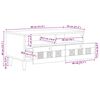vidaXL Stolik kawowy Naturalny 80 x 54 x 40 cm Drewno z mango