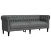 vidaXL Sofa do salonu 2 pcs Ciemnoszary tkanina