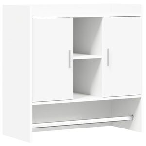 vidaXL P&oacute;łka ścienna Do montażu na ścianie Biały 80 x 36 x 80 cm