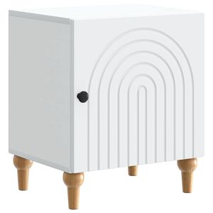 vidaXL Szafka Nocna Biały 43 x 34,5 x 50 cm Drewno inżynieryjne