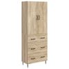 vidaXL Zestaw szafek 2 pcs dąb Sonoma 66 x 34,5 x 90 cm