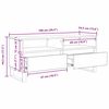 vidaXL Szafka pod telewizor Stare drewno 100 x 34,5 x 44,5 cm
