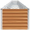 vidaXL Podniesiona rabata ogrodowa 970 x 50 x 36 cm Stal Galwanizowana