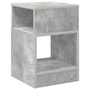 vidaXL Stolik końcowy Betonowy szary 30,5 x 30 x 45 cm