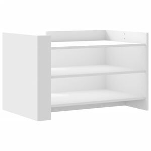 vidaXL Stolik kawowy, biały, 80x50x50 cm, materiał drewnopochodny