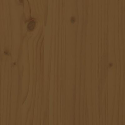 vidaXL Łóżko dzienne, miodowy brąz, 80x200 cm, lite drewno sosnowe