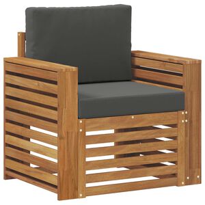 vidaXL Zestaw sof na zewnątrz Lite drewno akacjowe i poliester
