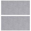 vidaXL Stopień 2 szt. 50 x 25 cm Srebrny Aluminium Prostokątny
