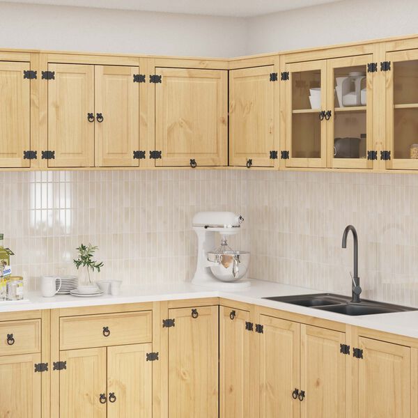 vidaXL Szafkowy SKI Miodowy Brąz 80 x 80 x 60 cm Lite drewno sosnowe