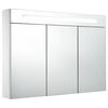 vidaXL Szafka łazienkowa z lustrem i LED, 88 x 13 x 62 cm