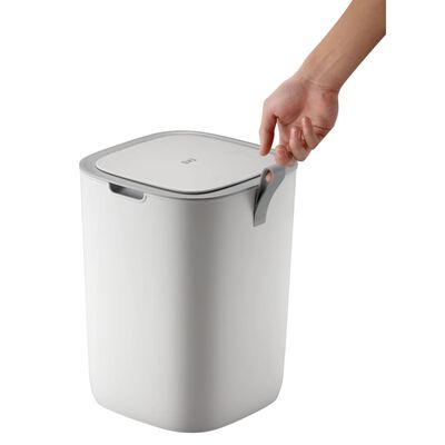 EKO Kosz na śmieci Smart z czujnikiem Morandi, 12 L, biały