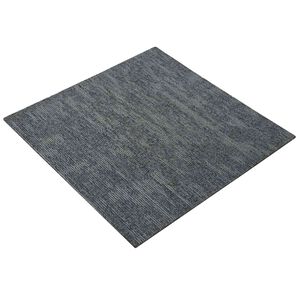 vidaXL Płytka dywanowa Szary niebieski 50 x 50 cm 4 szt. PP i bitum