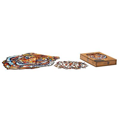 UNIDRAGON 700-cz., drewniane puzzle Lovely Tiger, royal size 45x56 cm
