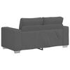 vidaXL Sofa dwuosobowa Ciemnoszara 120 cm Tkanina sztruksowa