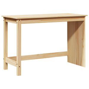 vidaXL Biurko Brązowy 112 x 50 x 75 cm Lite drewno sosnowe