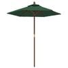 vidaXL Parasol ogrodowy na drewnianym słupku, zielony, 196x231 cm