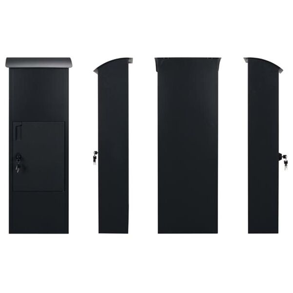 Perel Skrzynka pocztowa na paczki i listy Helsinki, ciemnoszara