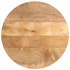 vidaXL Blat stołu, &Oslash; 50x3,8 cm, okrągły, surowe lite drewno mango