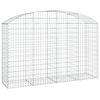vidaXL Łukowaty kosz gabionowy 200x50x120/140 cm, galwanizowane żelazo