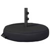 vidaXL Podstawa do parasola na patio 60 x 60 cm Stal Czarny