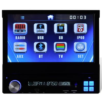 Radio samochodowe 7"ekran dotykowy MP3 MP5 Radio Movie Media Player BT