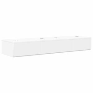 vidaXL Biurko studyjne Biały 152 x 40 x 19,5 cm Drewno inżynieryjne