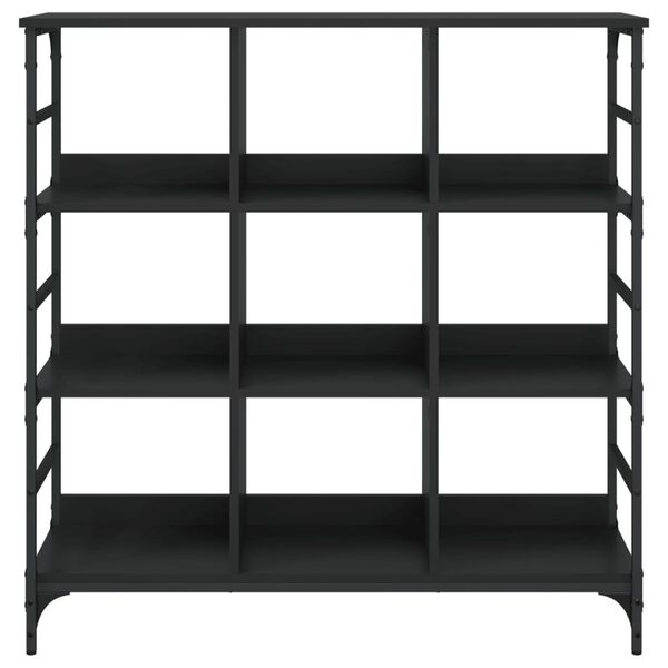 vidaXL Szafka, czarna, 102x32x103,5 cm, materiał drewnopochodny