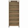 vidaXL Highboard Dąb rzemieślniczy 69,5 x 34 x 180 cm