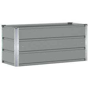 vidaXL Donica Jasnoszary 100 x 40 x 45 cm Stal