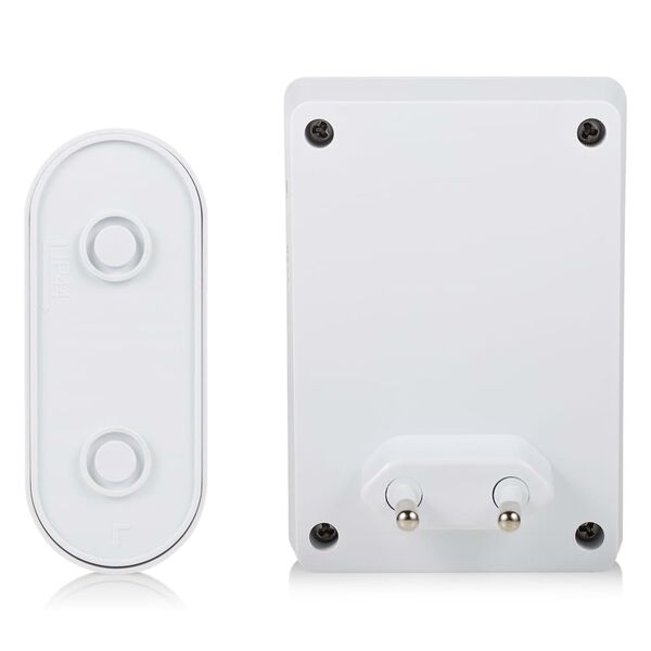 Byron Bezprzewodowy dzwonek do drzwi, biały