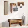 vidaXL Zestaw mebli do przedpokoju z szufladą 4 pcs Stare drewno