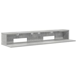 vidaXL Biurko studyjne Betonowy szary 152 x 36 x 19,5 cm