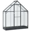 vidaXL Szklarnia Ogrodowa z drzwiami antracytowy 183,5 x 63,5 x 207 cm