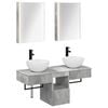vidaXL Zestaw Szafek Łazienkowych 5 pcs Betonowy szary