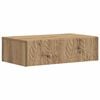 vidaXL Stolik boczny montowany na ścianie 59 x 34,5 x 17 cm