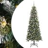 vidaXL Sztuczna choinka zielony 240 cm PVC, plastik i stal