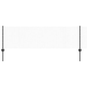 vidaXL Sześciokątne ogrodzenie z słupkiem 25 x 0,6 m Stal pokryta PVC