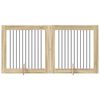 vidaXL Bramka dla ps&oacute;w z podp&oacute;rkami 2 pcs dąb Sonoma 100 x 100 cm