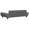vidaXL Sofa dla dzieci, ciemnoszara, 100x54x33 cm, aksamit