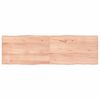 vidaXL Blat, jasnobrązowy 160x50x(2-4)cm drewno z naturalną krawędzią