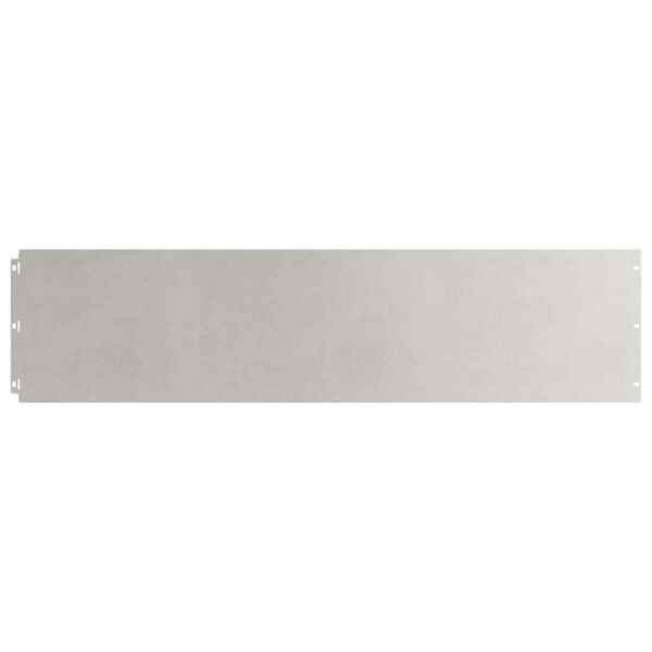 vidaXL Obrzeża trawnikowe 10 szt. 25x103 cm Stal nierdzewna