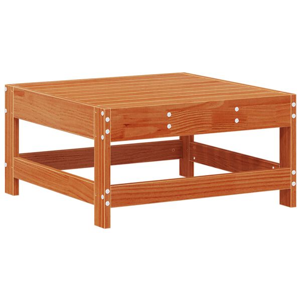 vidaXL Podn&oacute;żek ogrodowy Lite drewno sosnowe Woskowy Brąz