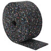 vidaXL Rolka granulatu gumowego Czarny 1000 x 10 x 0,3 cm Guma