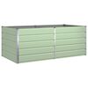 vidaXL Donica Pastelowa Zieleń 195 x 100 x 75 cm Stal ocynkowana