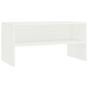 vidaXL Szafka pod TV, biała, 80x40x40 cm, materiał drewnopochodny